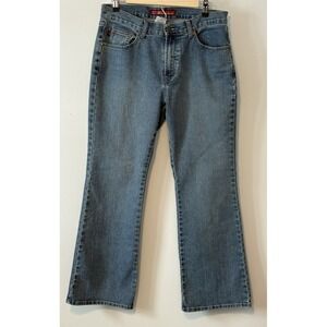 Z Cavaricci Women Size 10 Bootcut Jeans Blue Denim Classic Sportswear